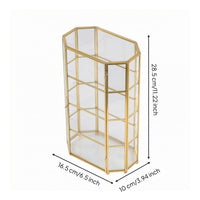Geometric Glass Cabinet Decorative Glass Display Cabinet European-Style Home Furniture