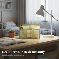 Multi-Compartment organizer Compartmentalized Design Divided Storage container for Bedroom