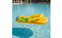 Long-Lasting PVC Flip-Flop Pool Raft Oversized Slipper Shaped Pool Raft Relaxing Lounger for Adults, Beach, Vacation, Lake
