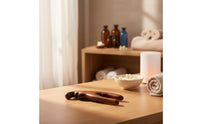 Hand Polished Sandalwood Ear Reflexology Tool Ergonomic Design Wooden Ear Massage Tool for Home SPA