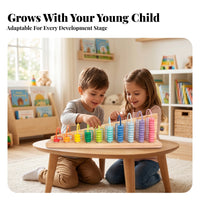 Educational Math Board Hands-on Learning Educational Math Toy Slanted Addition Subtraction Board for Young Learners