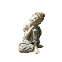 Zen Sitting Sleeping Buddha Statue 25cm