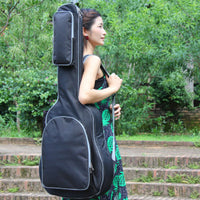 KADY Unbranded 41 Inch Padded Folk Guitar Bag Backpack with Printing