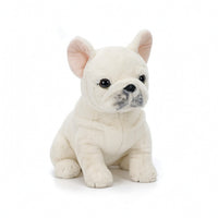 French Bulldog Stuffed Animal Compact French Bulldog Stuffed Toy Toy Frenchie Plushie Huggable Stuffed Toy Puppy Realistic