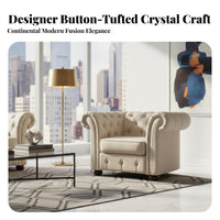 traditional design U-Shaped Tufted Sofa Designer Look U-Shaped Lounger with Chaise configurable Configuration Booth Seating firm-density Foam for Interior Designers, Business Owners, Reception Area, Hotel Lobby, Home Theater, living room