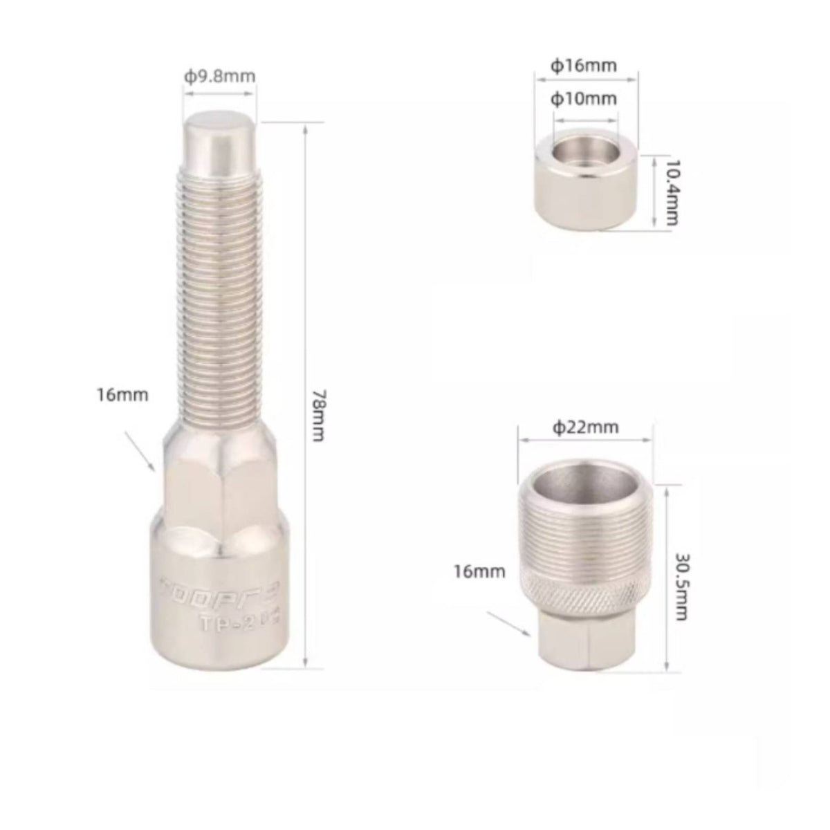 Cycle Crank Puller Universal Compatibility Bike Crank Extractor
