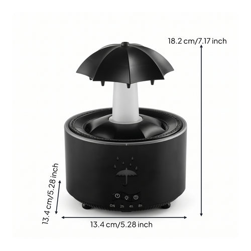 Aroma Dispenser Humidifier Matte High-Frequency Humidifier Appliance LED Lights for Desk, Office