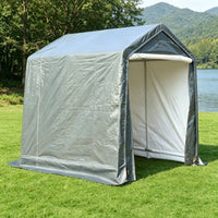 Storage Shelter Tent Gray Cover Storage Canopy Interior