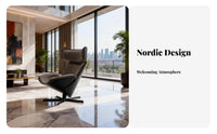 Rotating Zongzi Armchair Nordic Aesthetic Lounge Chair Designer Inspired Modern Aesthetic for Homeowners, Living Room