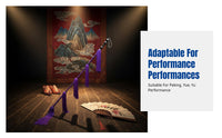 Stage Performance Lash, Rattan Theater Prop, Peking Opera, Yue Opera, Yu Opera, Colorful Tassel, Drama Accessory