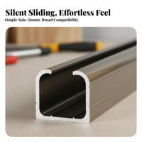 Hanging Door Roller Wheel Quiet Sliding Door Wheel Noise Reducing Sliding Cabinet Hardware for Homeowners, Handymen, Indoors, Home, Washroom