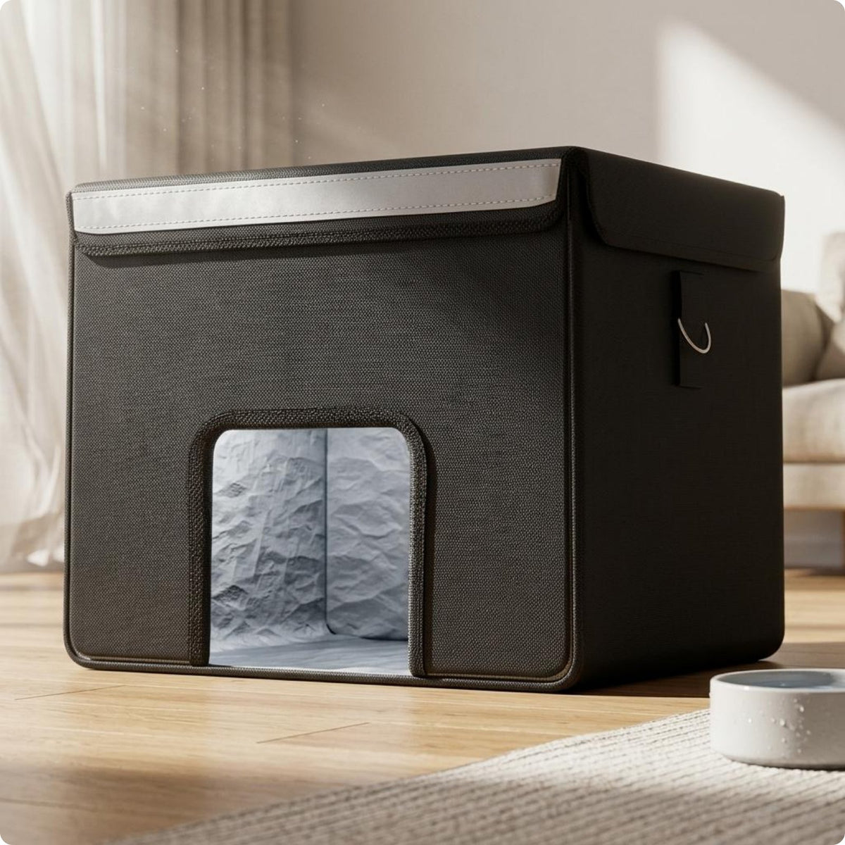 Pet Ice House Summer Use Air Conditioned Pet House All-Weather for Indoor, Cats