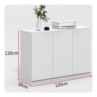 Office Partition Cabinet Storage Credenza Planter Box Room Divider with Adjustable Shelves Tidy Workspace Suitable for Office Reception Area Study Workshop