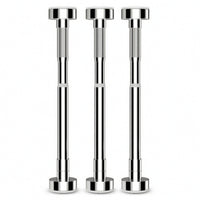 3 Pieces No-Drill Undermount Sink Support Rod Heavy-Duty Telescopic Support Rod Rust-Proof Hardware Stable for Bathroom