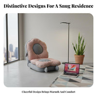 Adjustable rearrest Lounger Foldable Adjustable rearrest Recliner Legless Design Thick Cushioning for Students, Small Apartments