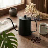 Stainless Steel Gooseneck Kettle Precise Pouring Kitchenware Rust Resistant