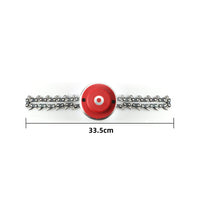 Metal Chain Grass Head Universal Fit Chain Trimmer Head Long-Lasting for Yard