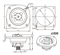 Check Valve Water Filler with Chrome Plating, Quick Connector, and 6-Point Quick Connector Set