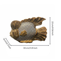 Ceramic animal Statue Fine Workmanship Iridescent Finish animal Decor Unique Texture Sculpture for Office