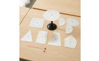 Center of Balance Demonstrator Aluminum Physics Experiment Set Hands-on Physics Teaching Aid for Teachers