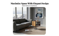 Rolling vinyl trolley Modernist & Design Nightstand Multi-Functional for distant Workers