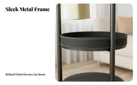 Rolling Clothes Rack with Shelves Space-Saving Design for Retail shop, Students