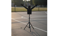 Raised Arms Design Adjustable Mannequin Defender Freestanding Basketball Defender Mannequin Stable Base Arms-up Protective Mannequin Easy Setup for Coaches, Gym
