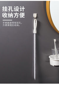 管道疏通器卫生间毛发头发疏通刷厨房水槽下水道清洁刷清理浴室