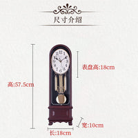 Tabletop Desktop Clock Living Room Retro Ornament Chime Clock Home Decoration Old-fashioned Clock House-shaped Design