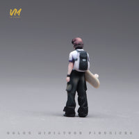 VM 1/64 Scale Cool Skateboard Boy Miniature Scene Model 3D Printed Colored Figure