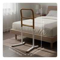 Bedside Assist Rail Fall Avoidance Freestanding Grab Bar Stable Base Assistance Bar Rail for Seniors