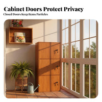 Windowsill Cabinet Space-Saving 6-Tier Narrow Shelving Unit Adaptable Multi-Purpose for Apartment Dwellers, Small Spaces