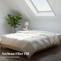 Soybean Fiber Quilt Skin-Friendly Cotton Quilt Core Anti-Clumping Fill for Home