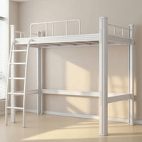 Metal Bunk Bed Space-Saving Bunk Bed Frame Reversible Furniture for Students, Roommates, Dorm Rooms, Shared Apartments, Hostels