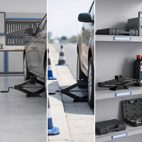 Collapsible Scissor Jack with Hand Crank Heavy-Duty Scissor Jack with Crank Handle Sturdy Stable for Garage