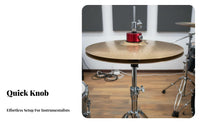 Quick Release Cymbal Nut Aluminum Alloy Instant-Release Cymbal Topper Percussion Accessory Easy Installation Lightweight
