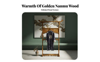Classical Design Ornate Carved Hall Tree Intricate Carvings Coat Stand Floor-Standing Garment Rack unobstructedstanding for Interior Designers, Homeowners, Families, Bedroom, Entryway, Hallway, Living Room