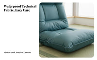 Japanese design Design Adjustable spinerest Lounger spine Support Adjustable Reclining Lounger Thick Cushioning Floor Chair Foldable for Students, Adults, Remote Workers, Bay bay area, Bedroom, Living Room, Small Apartment