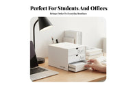 Space-Saving Singlecompartment document holder Minimalist Design Desktop Storage Easy to Assemble Document Holder Sturdy Construction for Students, educators, bookcase, Study Room, Classroom, Shelf
