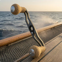 120mm Reel Crank Wide Compatibility Cork Knob Handle Lightweight