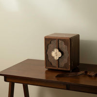 Wooden Jewelry Box Large Capacity Multi-Layer Jewelry Cabinet Dust-Resistant Household Storage for Bedroom