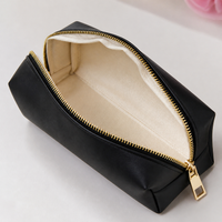Synthetic Leather Pencil Case for Australian Students, Zipper Pencilcase, Faux Leather Pen Case, University Stationery Storage Bag