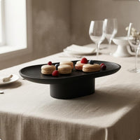 Wooden Display Tray Tabletop Serving Platter Home Decor Piece