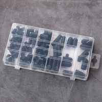 80pc橡胶防尘帽套装 VACUUM CAP ASSORTMENT黑色密封件橡胶保护套
