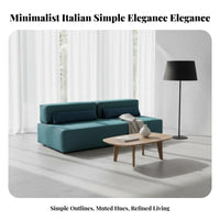 Sectional cube Sofa rustic simplicity appearance Multi-Piece Configurable Sofa Minimalist and aesthetic Living Room Seating for Renters, spacious layout Space, Studio, Office