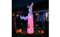 Inflatable ghost, large with pumpkin face, inflatable figure for entrance area, Halloween party