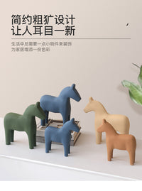 Swedish Dala Horse Wooden Figurine Red Creative Decoration