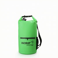 Quick-Access Dry Bag with Front Pocket Sturdy Dry Bag with Mesh Pocket Compact Waterproof Backpack Heavy Duty for Kayakers, Swimmers, Kayaking, Beach