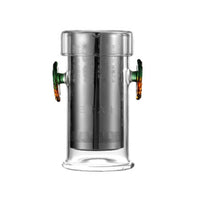 Tea Water Separation Kitchenware Grade Materials Glass Teapot with Infuser Drip Spout Glass Teapot Infuser for Office