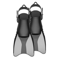 Adjustable Heel Flippers Quick Release Buckle Adjustable Snorkel Fins Flexible Heel Swim Fins for Beach Vacation